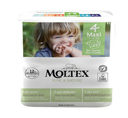 Подгузники Moltex Pure & Nature 4 Maxi 7-18кг 29шт цена и информация | Moltex Товары для детей и младенцев | kaup24.ee