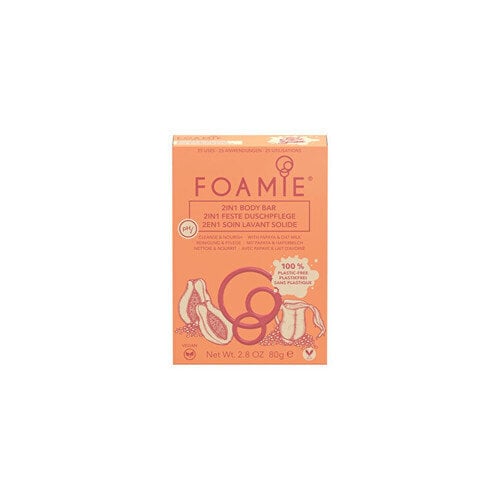 Kehaseep Puhastav Ja Toitev Foamie 2in1 Body Bar Oat To Be Smooth 80g hind ja info | Dušigeelid, õlid | kaup24.ee