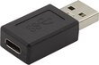 USB C- USB 3.0 Adapter i-Tec C31TYPEA   Must hind ja info | USB jagajad, adapterid | kaup24.ee