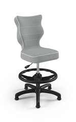 Детское кресло Entelo Petit Black JS03 с опорой для ног, серое цена и информация | Офисные кресла | kaup24.ee