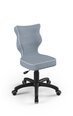 Эргономичное детское кресло Entelo Petit Black JS06, светло-голубое