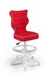 Детское кресло Entelo Petit White VS09, красное
