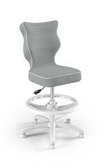 Детское кресло Entelo Petit White JS03 с опорой для ног, серое цена и информация | Офисные кресла | kaup24.ee