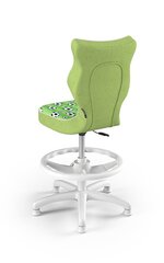 Эргономичное детское кресло Entelo Petit White ST29 с опорой для ног, зеленое цена и информация | Офисные кресла | kaup24.ee