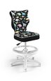 Эргономичное детское кресло Entelo Petit White ST30, многоцветное