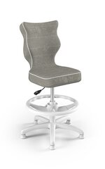 Эргономичное детское кресло Entelo Petit White VS03, серое цена и информация | Офисные кресла | kaup24.ee