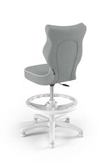 Эргономичное детское кресло Entelo Petit White JS03 с опорой для ног, серое цена и информация | Офисные кресла | kaup24.ee
