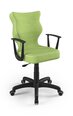 Эргономичное офисное кресло Entelo Norm VS05, зеленое/белое