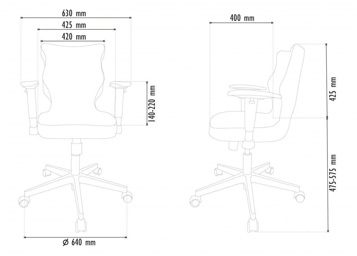 Kontoritool Entelo Perto Black DC19, roheline hind ja info | Kontoritoolid | kaup24.ee