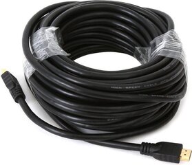 Omega kaabel hdmi v.1.4 must 15m hind ja info | Kaablid ja juhtmed | kaup24.ee