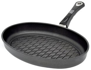 Kala-BBQpann 35x24x5cm, valualumiinium, induktsioon, paksus 9-10mm, mittenakkuv Lotan kate, ahjukindel käepide (240*C) hind ja info | Pannid | kaup24.ee