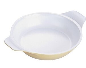 Сковорода для яиц Minichef 14x14 см, литая алюминиевая с керамическим покрытием, желтая цена и информация | Cковородки | kaup24.ee