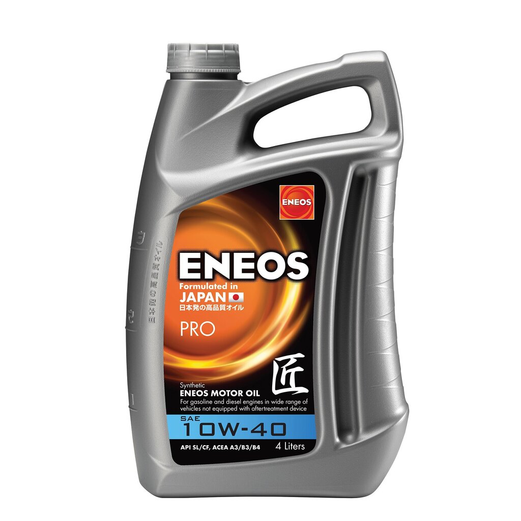 ENEOS PRO 10W-40 4L, API SL/CF, ACEA A3/B4 4L mootoriõli hind ja info | Mootoriõlid | kaup24.ee