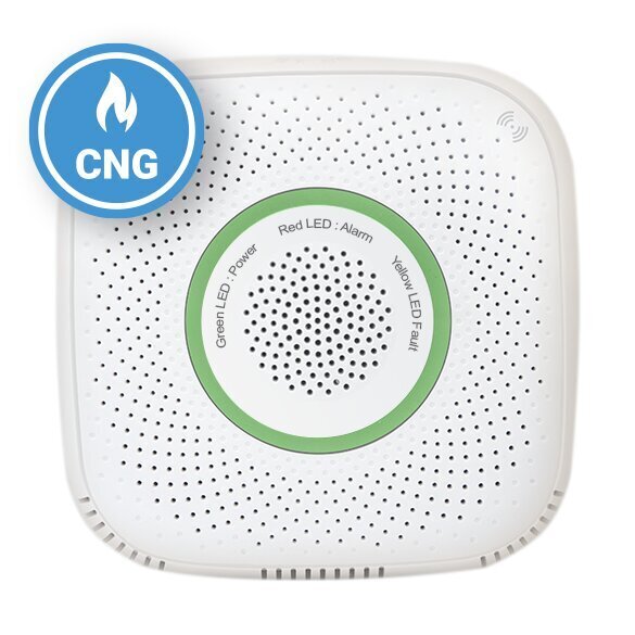 Nutikas WiFi gaasidetektor (CNG) Shelly GAS CNG hind ja info | Suitsuandurid, gaasiandurid | kaup24.ee