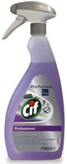 Средство для кухни CIF PROFESSIONAL 2в1 Cleaner Disinfectant, 750 мл цена и информация | Очистители | kaup24.ee