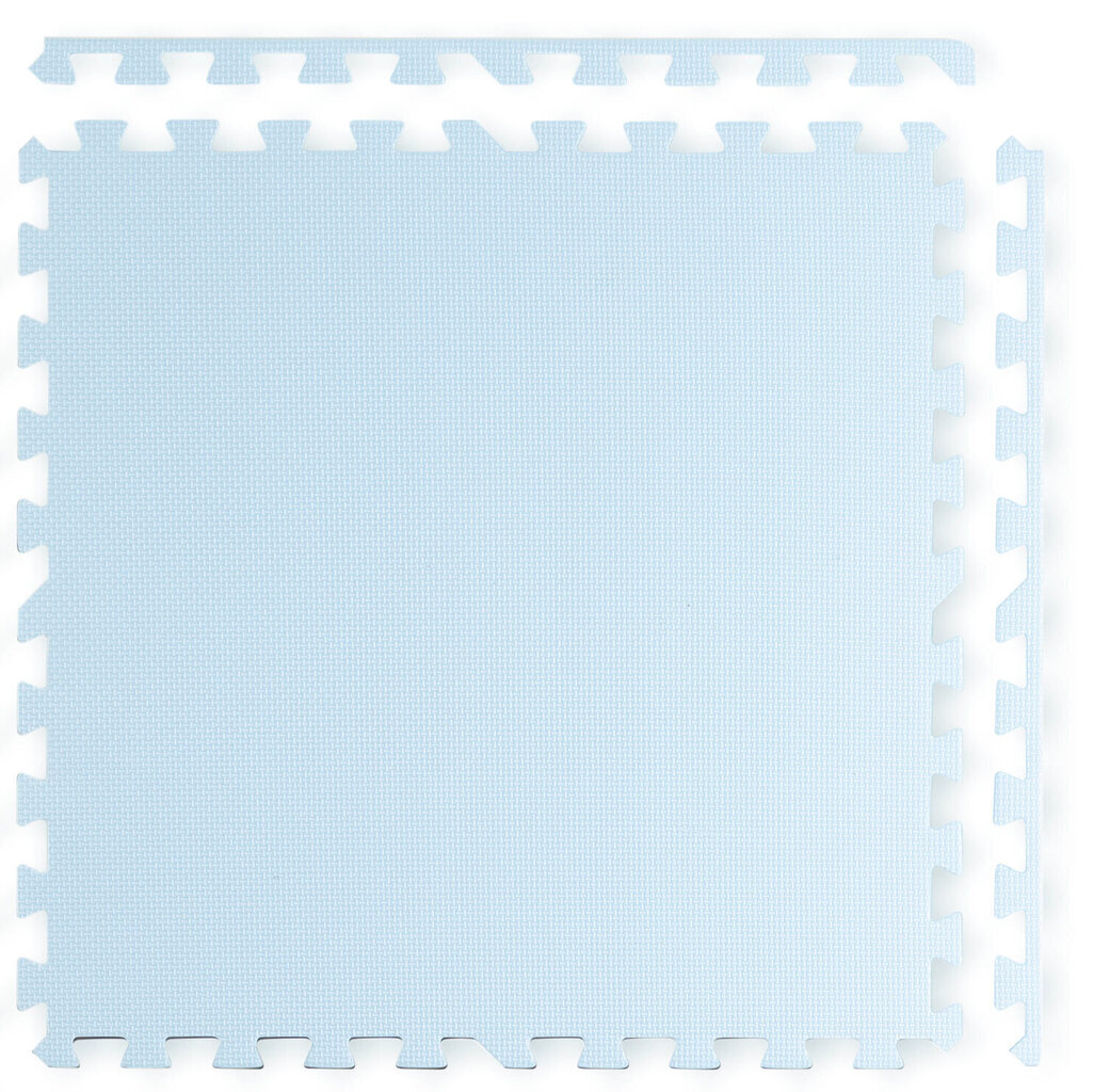 Suur hariv matt-pusle Ricokids valge - sinine, 120 x 120 cm, 4 tk. цена и информация | Tegelustekid | kaup24.ee