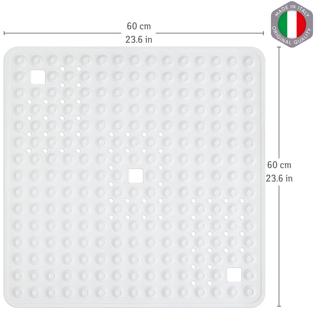 Tatkraft libisemiskindel vannimatt 60x60 cm цена и информация | Vannitoa sisustuselemendid ja aksessuaarid | kaup24.ee