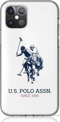 Чехол для Apple iPhone 12 Mini U.S. Polo Big Horse Cover, белый цена и информация | Чехлы для телефонов | kaup24.ee