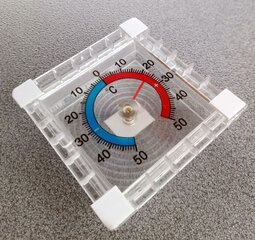 Termomeeter aknale, 7,5cm hind ja info | Ilmajaamad, termomeetrid | kaup24.ee