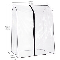 Чехол на передвижную стойку для одежды Tatkraft SMART COVER, 120x53x90 cm цена и информация | Вешалки и мешки для одежды | kaup24.ee