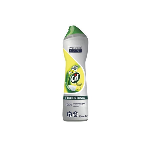 Puhastusvahend kõvadele pindadele CIF Cream Lemon Cleaner, 750ml цена и информация | Puhastusvahendid | kaup24.ee