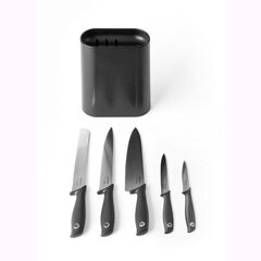 Набор кухонных ножей Brabantia, 5 предм., серый цена и информация | Подставка для ножей Tescoma Woody, 21 см | kaup24.ee