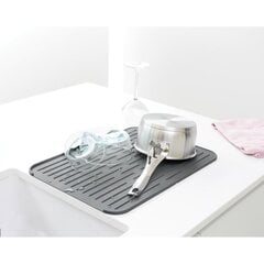 Brabantia силиконовый поддон для посуды, серый цена и информация | Столовые и кухонные приборы | kaup24.ee