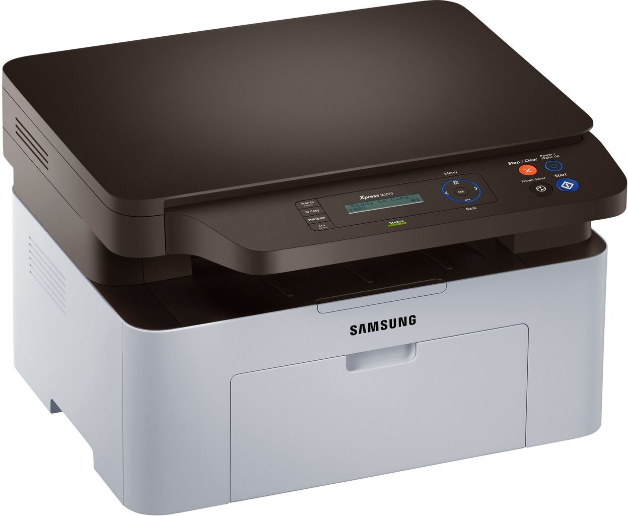 Must-valge laserprinter Samsung SL-M2070 цена и информация | Printerid | kaup24.ee