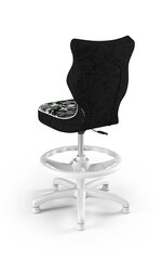 Детское кресло Entelo Petit White ST33 с опорой для ног, серое/черное цена и информация | Офисные кресла | kaup24.ee