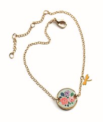 Красивый браслет с медальоном - Цветы, DJECO DD038304 цена и информация | Аксессуары для детей | kaup24.ee