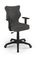 Офисное кресло Entelo Duo AT33 6, темно-серое/черное