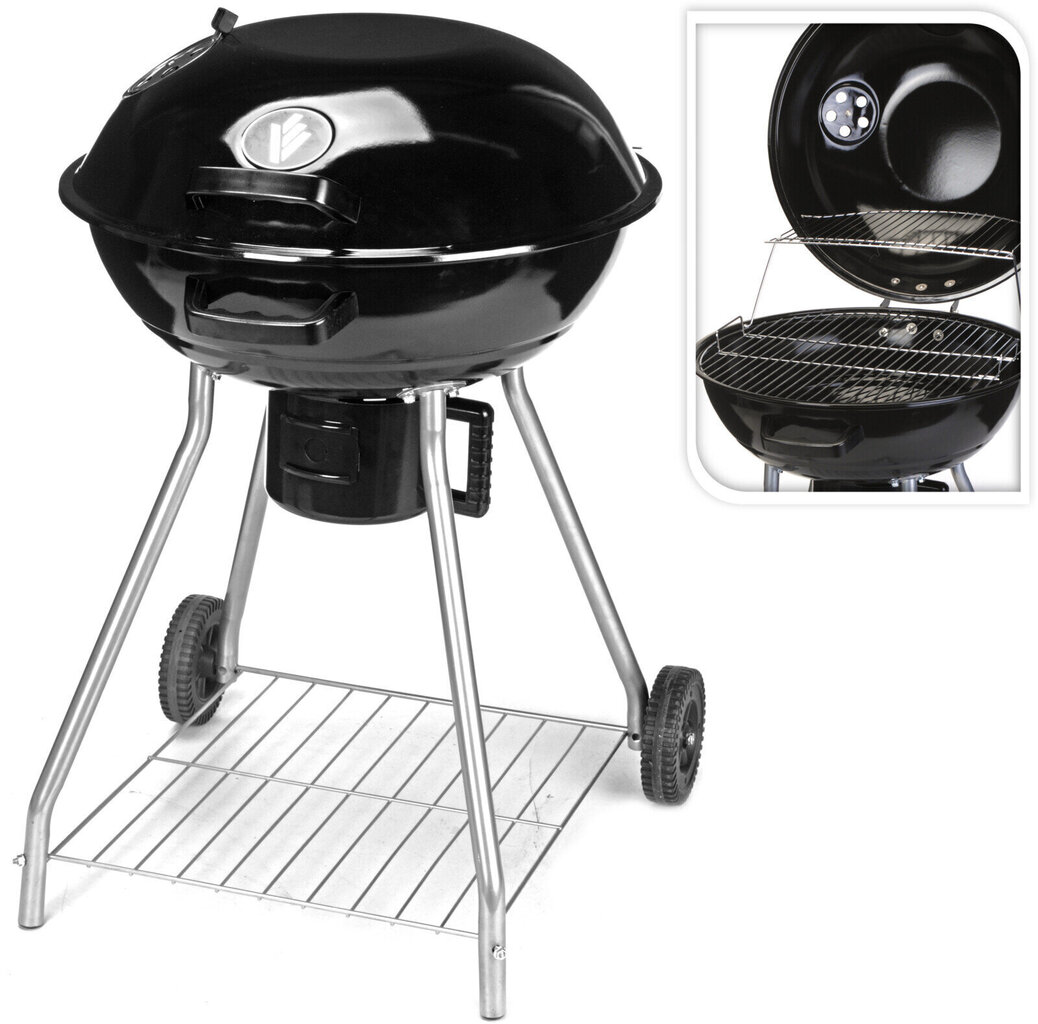 Grill koos ratastega BBQ, 56 cm hind ja info | Grillid | kaup24.ee