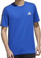 Футболка мужская Adidas Essentials Tape Tee, синяя цена и информация | Мужские футболки | kaup24.ee