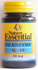 Koensüüm Q10, 30 mg, 30 kapslit. hind ja info | Vitamiinid, toidulisandid, preparaadid tervise heaoluks | kaup24.ee