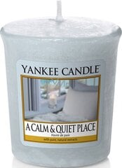 Lõhnaküünal Yankee Candle A Calm & Quiet Place, 49 g цена и информация | Подсвечники, свечи | kaup24.ee