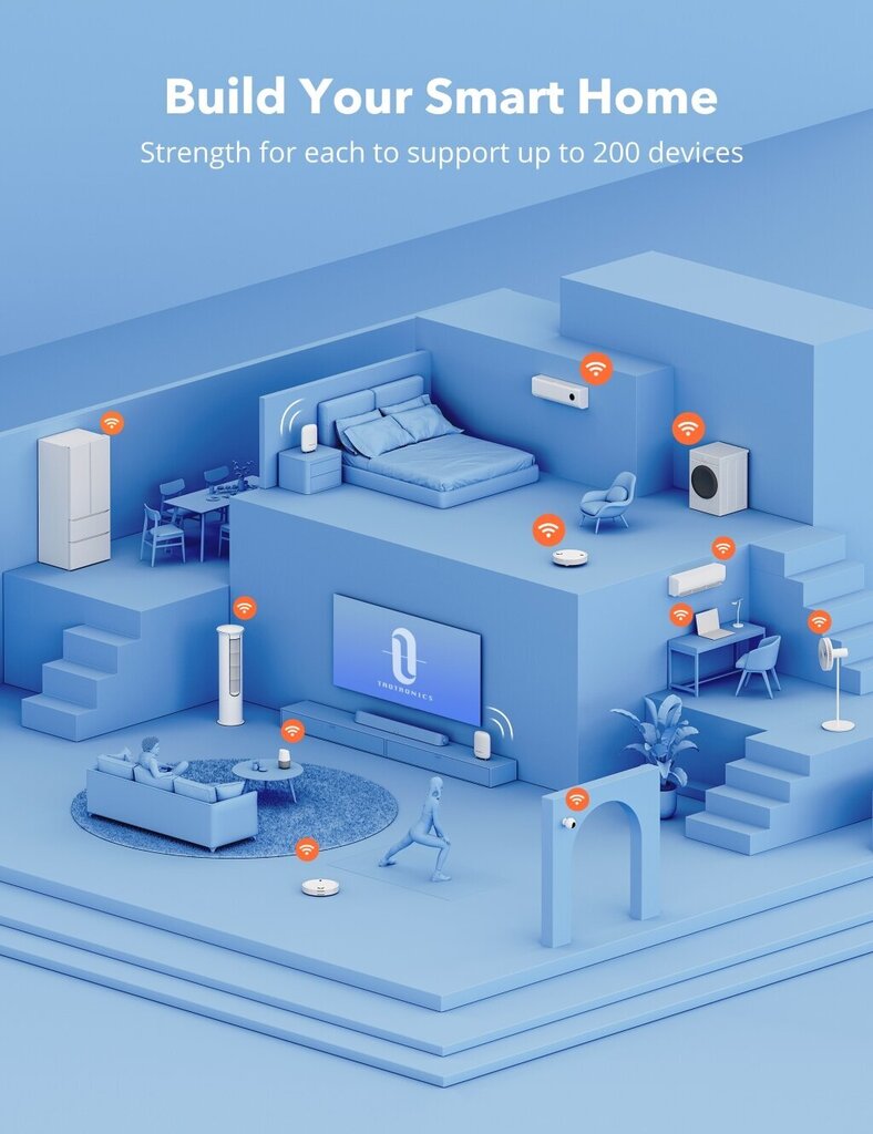 Võrgu WiFi-ruuter TT-ND001, 1 tk цена и информация | Ruuterid | kaup24.ee