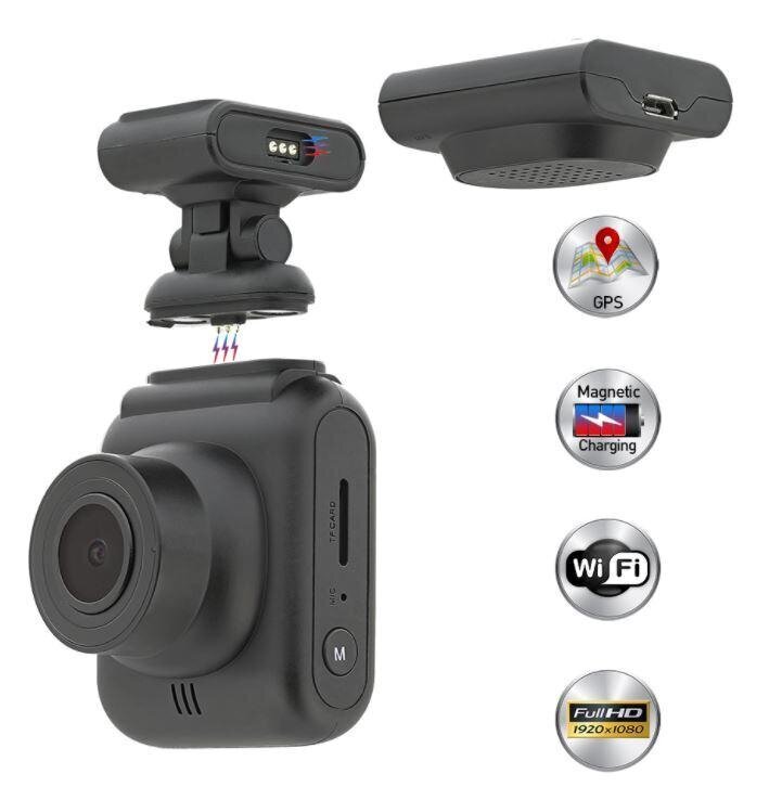 Tellur Dash Patrol DC2 FullHD 1080P, GPS hind ja info | Pardakaamerad ja videosalvestid | kaup24.ee