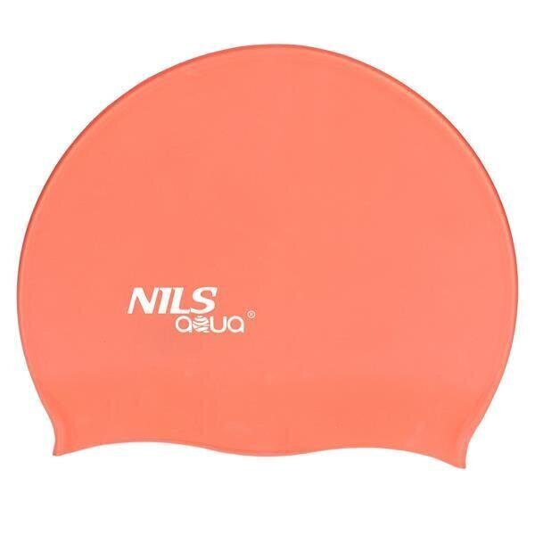 Ujumismüts Nils Aqua G50, oranž hind ja info | Ujumismütsid | kaup24.ee