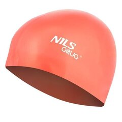 Шапочка для плавания Nils Aqua G50, оранжевая цена и информация | Шапочки для плавания | kaup24.ee