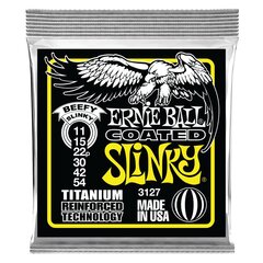 Струны для электронной гитары Ernie Ball Beefy Slinky Coated Titanium 11-54 цена и информация | Принадлежности для музыкальных инструментов | kaup24.ee