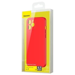 MOBILE COVER IPHONE 12 PRO MAX/RED WIAPIPH67N-YT09 BASEUS цена и информация | Чехлы для телефонов | kaup24.ee