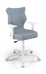 Офисное кресло Entelo Duo JS06 6, синее/белое цена и информация | Офисные кресла | kaup24.ee