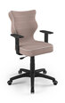 Офисное кресло Entelo Duo JS08 6, розовое/черное