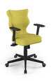Офисное кресло Entelo Nero DC19 6, желтое/черное