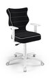 Офисное кресло Entelo Duo JS01 6, черное/белое