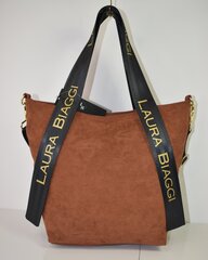 Женская сумка Laura Biaggi, коричневая цена и информация | Женские сумки | kaup24.ee