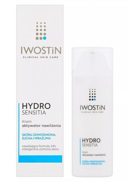 Niisutav näokreem Iwostin Hydro Sensitia, 50 ml цена и информация | Näokreemid | kaup24.ee