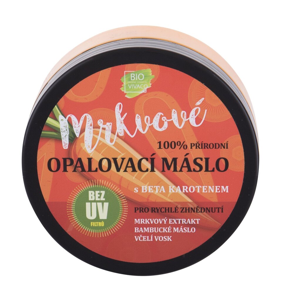 Naturaalne porgandivõi karoteeniga Vivaco, 150 ml hind ja info | Päikesekreemid | kaup24.ee