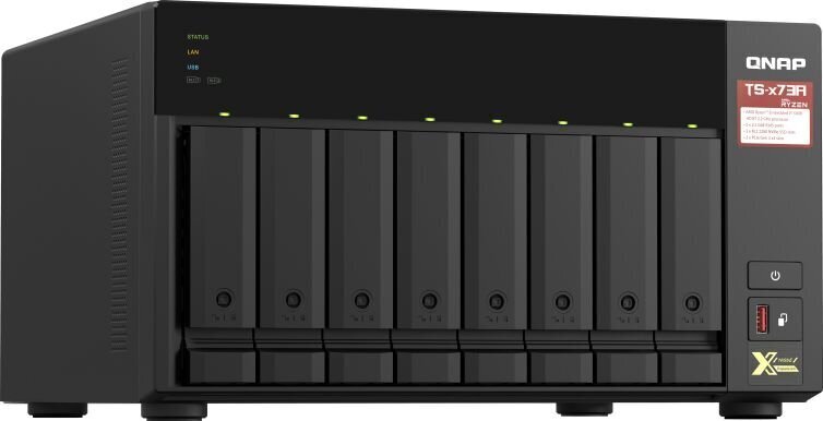 NAS STORAGE TOWER 8BAY 8GB/TS-873A-8G QNAP цена и информация | Väliste kõvaketaste ümbrised | kaup24.ee