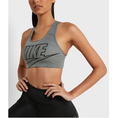 Nike Spordirinnahoidja Naistele Swooosh Futura Bra Grey hind ja info | Naiste spordiriided | kaup24.ee